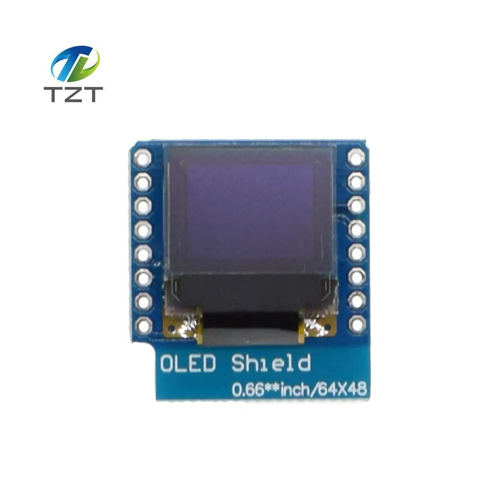 0,6" дюймовый 64x48 IIC igc OLED дисплей модуль SSD1306 Щит ЖК-экран для WeMos D1 Мини ESP8266 ESP32 для Arduino AVR STM32