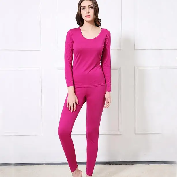 50% шелк 50% хлопок женское теплое термобелье кальсоны комплект M L XL SG381