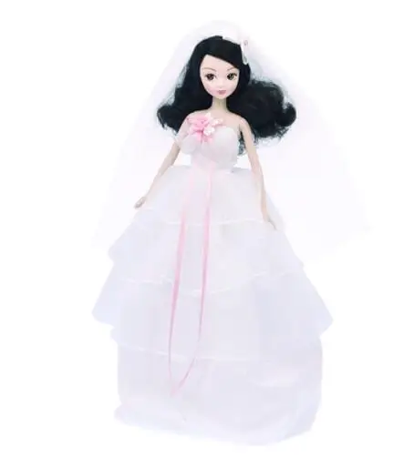Free Shipping 29cm Kurhn Dolls Fashion Bride Doll For Girls Toys Wedding Gift Collection #7094 | Игрушки и хобби