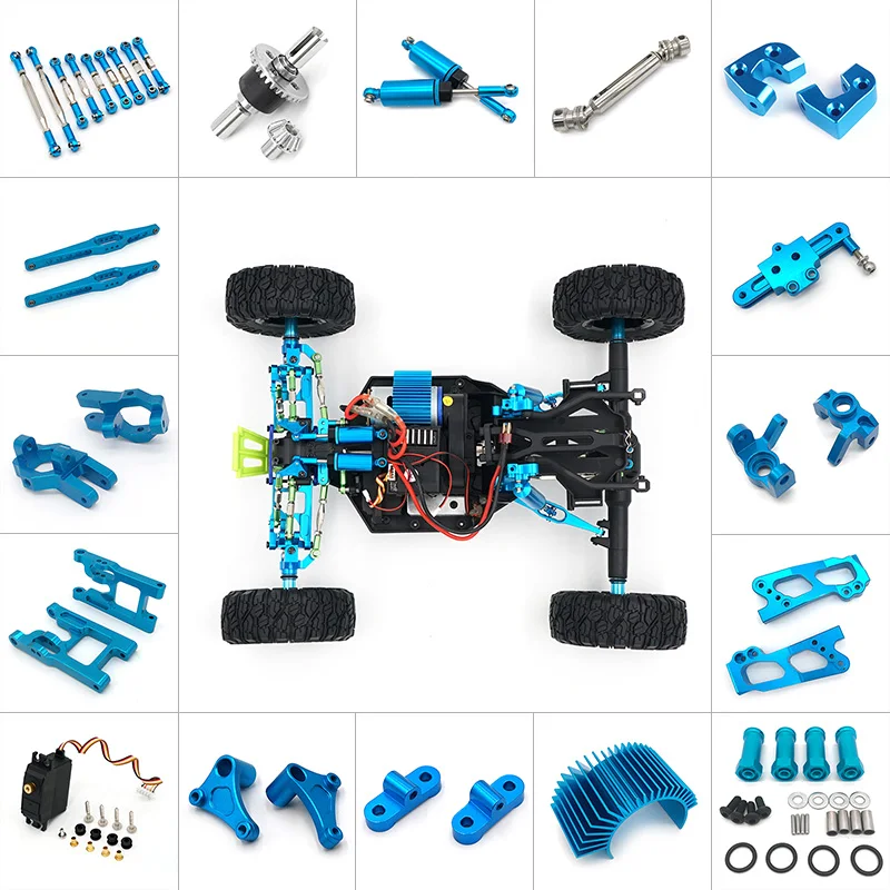 Wltoys 12427 12423 RC металлические запчасти для автомобиля грузовиков передний