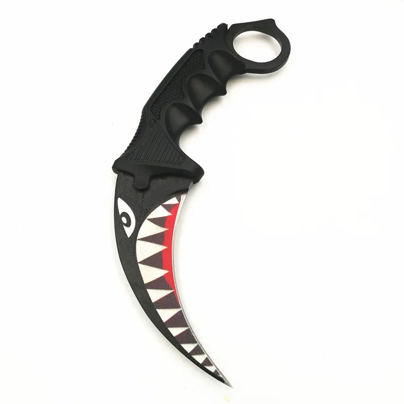 Уникальный узор CS тактическая самозащита GO счетчик удар атака Коготь Karambit шейный нож боевой бой лагерь Поход на открытом воздухе