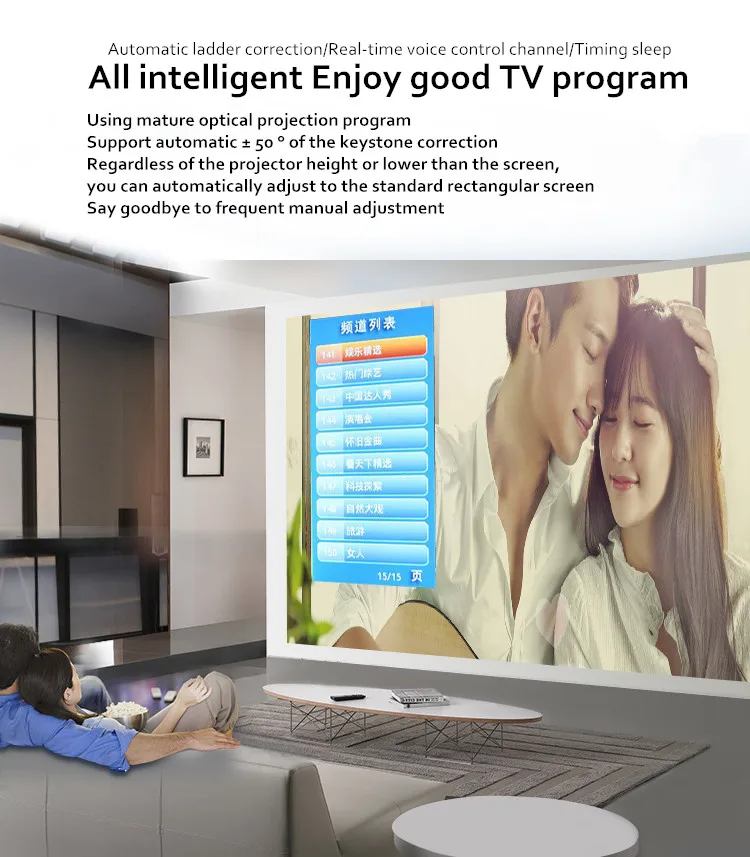 Мини портативный проектор Android tv СВЕТОДИОДНЫЙ Full HD 1080p Домашний Кинотеатр Бизнес Офис школа образование интерактивный проектор