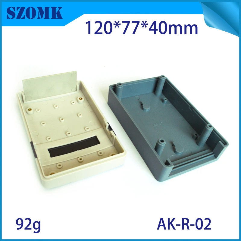 1 шт 120*77*40 мм пластиковая коробка для электроники RFID проект корпус szomk GPS трекер