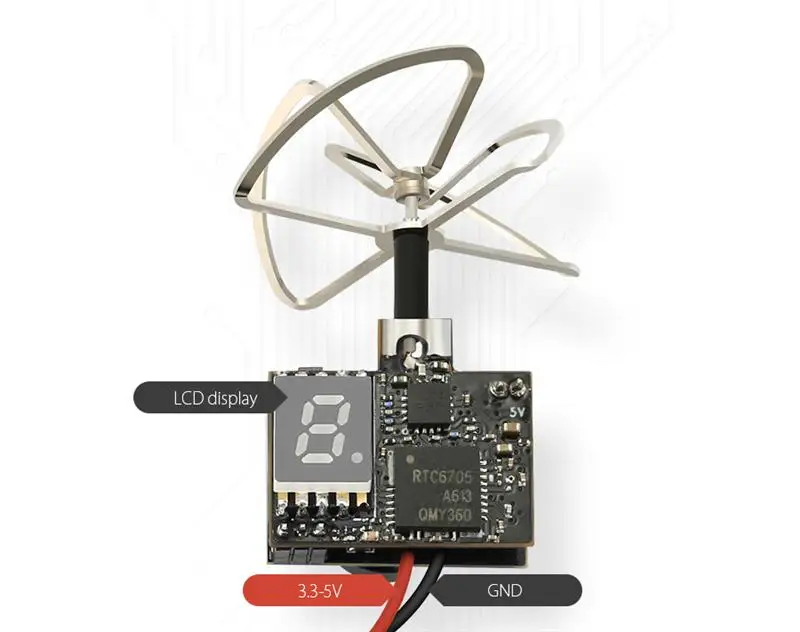 TX02 супер мини AIO 5,8G 40CH 200mW VTX 600TVL 1/4 Cmos FPV камера для FPV мультикоптера