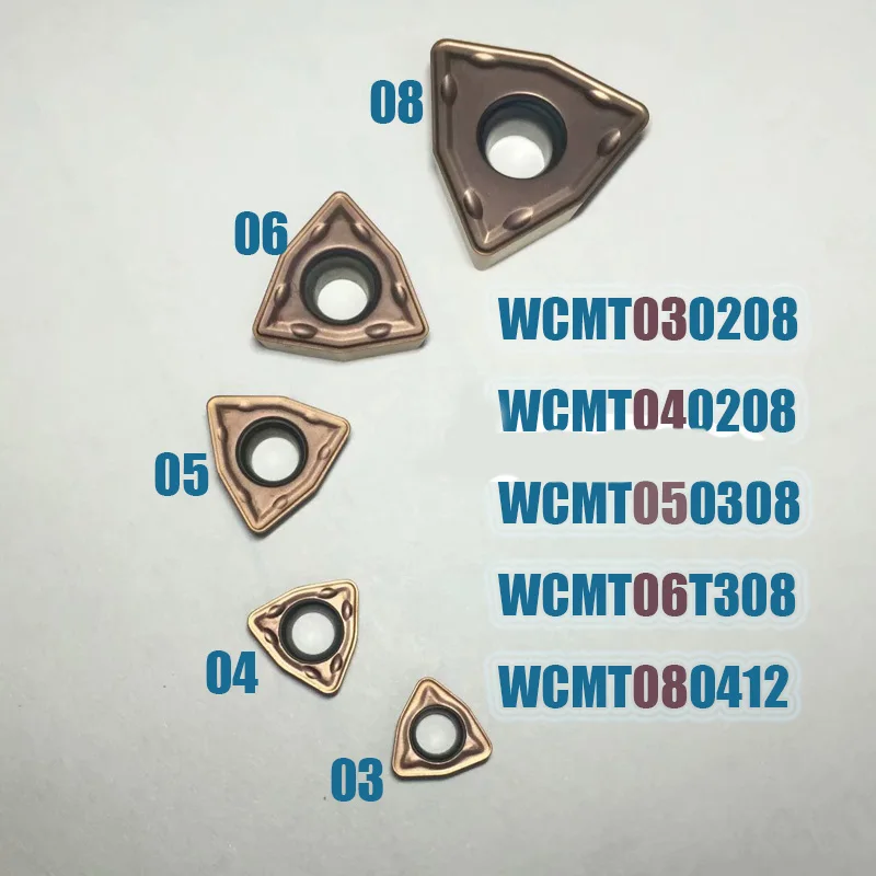 10 шт. WCMT030208 WCMT040208 WCMT050308 WCMT06T308 WCMT080412 сверло с ЧПУ Токарный станок токарные