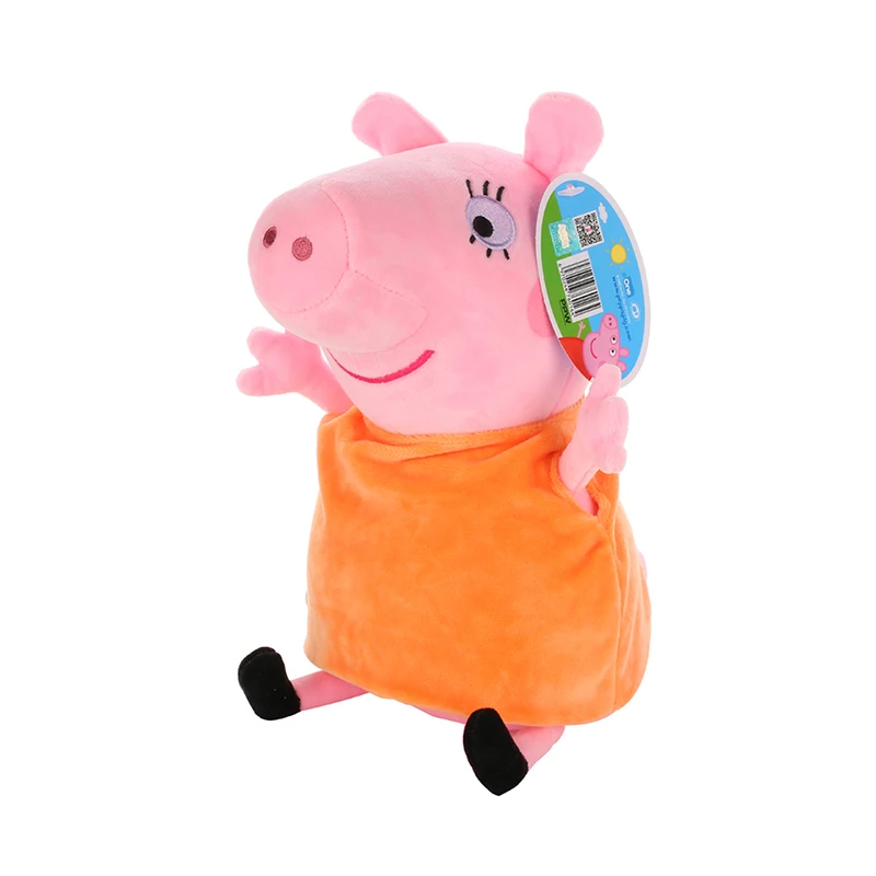 Натуральная Свинка Пеппа Семейные Плюшевые игрушки Peppa George Pig Семейные игрушки для детей куклы для хобби и мягкие плюшевые игрушки Новогодние подарки