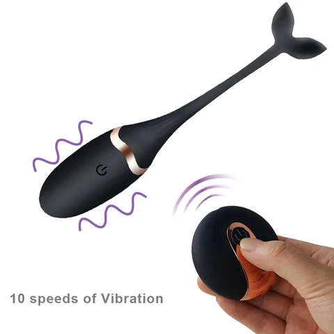 Беспроводной вибрирующий силиконовый вибратор-яйцо для женщин, секс-игрушки для взрослых с зарядкой от USB