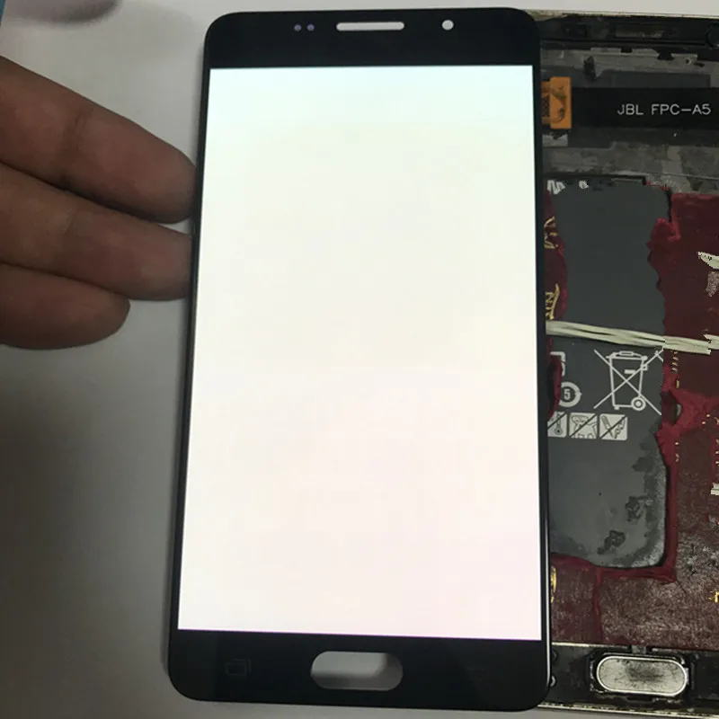 Протестированный супер AMOLED для Samsung A5 A510 ЖК-дисплей ожога Shado A5 A510F дисплей ЖК-экран сенсорный дигитайзер сборка