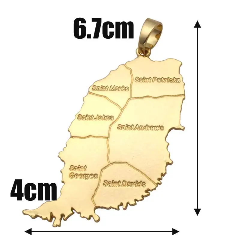 Zkd карта Ирландии подвеска и ожерелье | Украшения аксессуары