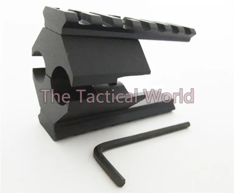 Тактические двухсторонние 20 мм Пикатинни Вивер рейка крепление кольцо отверстия