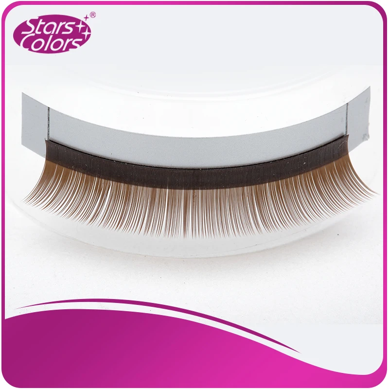 Лидер продаж толстые цветные шоколадные ресницы для наращивания накладные