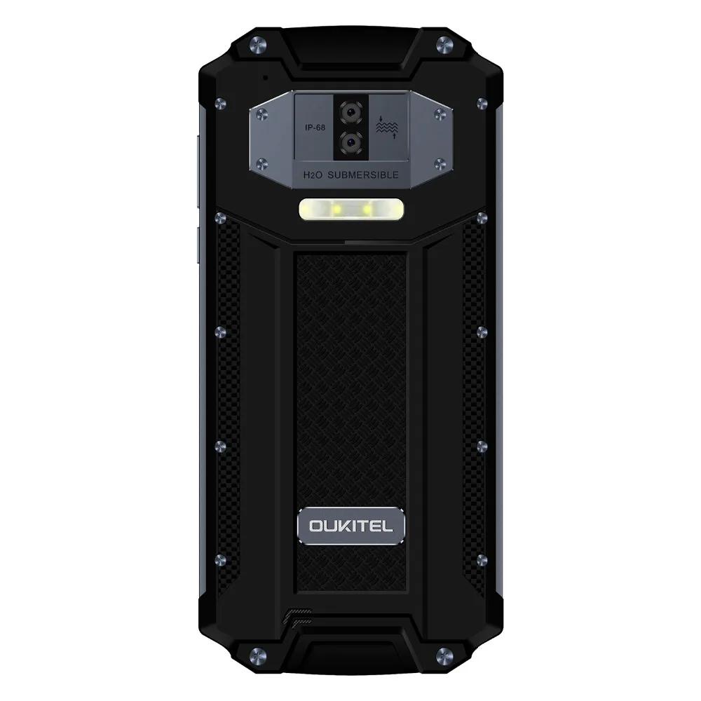 OUKITEL WP2 IP68 водонепроницаемый пылезащитный ударопрочный мобильный телефон 6,0 дюймов 4 Гб+ 64 Гб MT6750T Восьмиядерный Android 8,0 10000 мАч NFC Смартфон