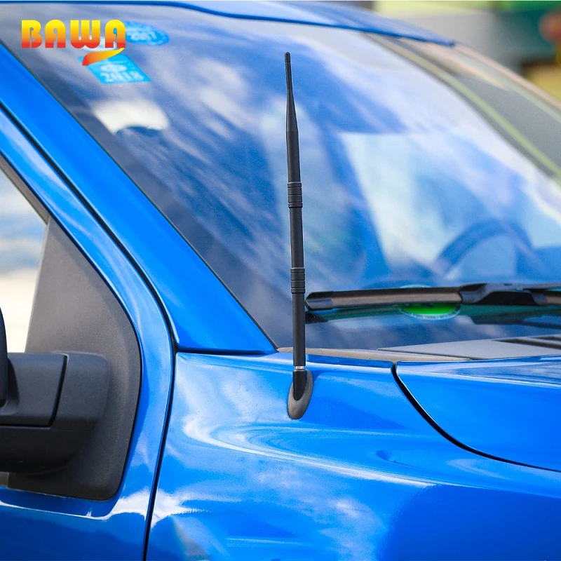 BAWA 19 см 33 5 экстерьера автомобиля авто FM AM радио сигнала металлической украшение