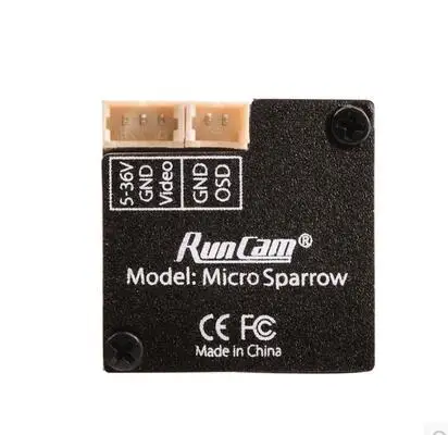 Новые RunCam Micro Воробей 700TVL FPV мини Камера 1/3 &quotCMOS 2 1 мм 16:9 NTSC/PAL переключаемый на
