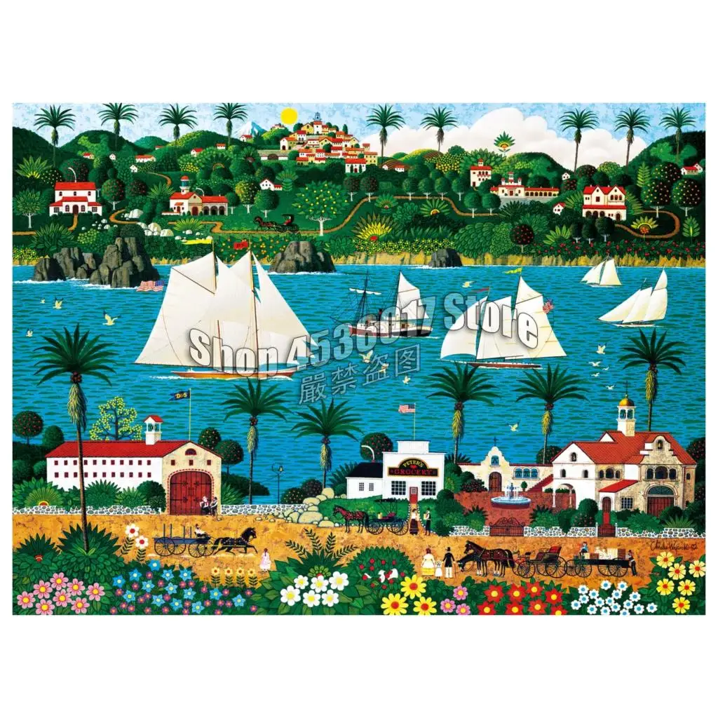 

5D Diy Diamond Painting Cross Stitch Handmade Diamond Embroidery Old California Rhinestones Diamond Mosaic Boats Home decor