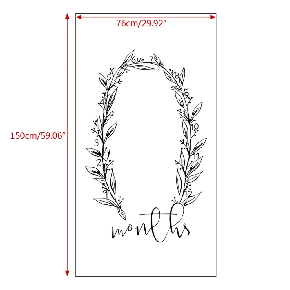 Детская кровать листа новорожденных Подставки для фотографий на рост одеяла