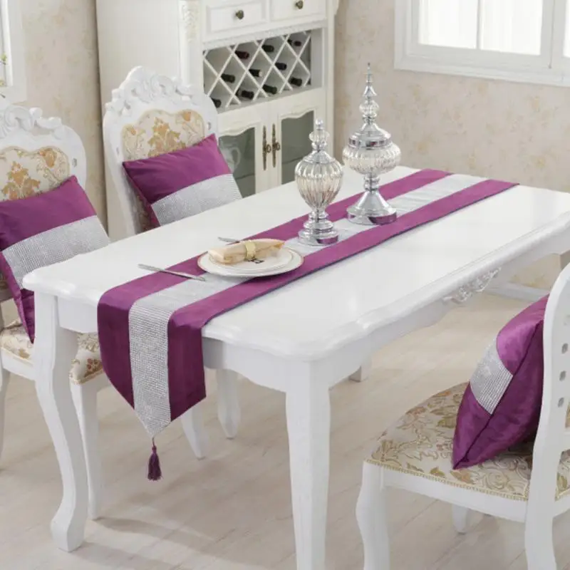 1 шт. настольные бегуны с принтом фланелевые Стразы ленты деревенские украшения