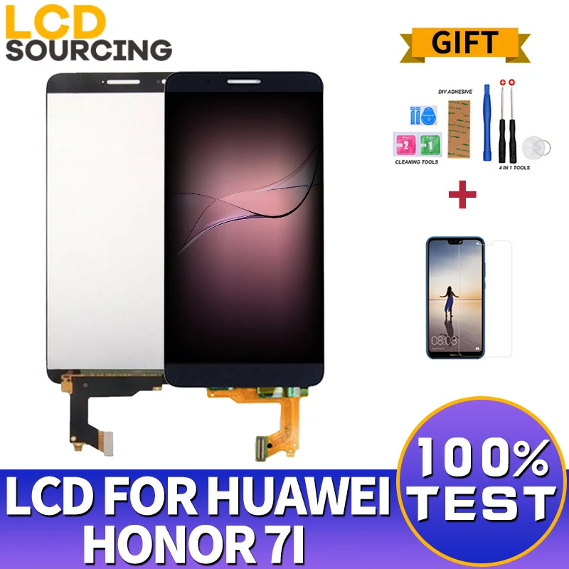 ЖК-дисплей 5 2 дюйма для Huawei honor 7i дигитайзер ЖК-экрана в сборе с рамкой замены