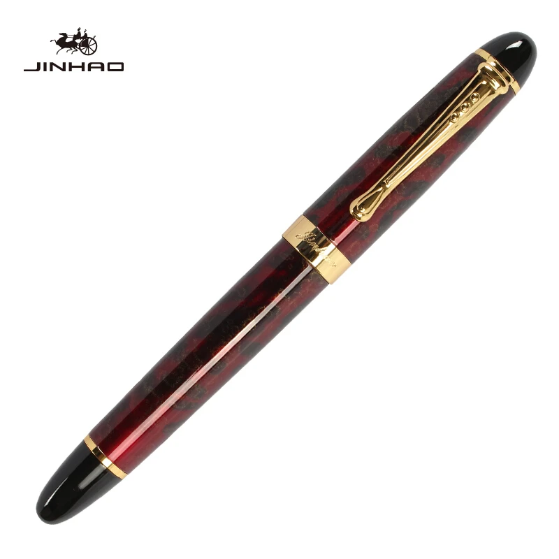 Jinhao X450 18 КГП 0,5 мм перо с широким основанием перьевая ручка для письма для офиса бизнес планирования школьные принадлежности канцелярские товары - Цвет: G Ice Flower