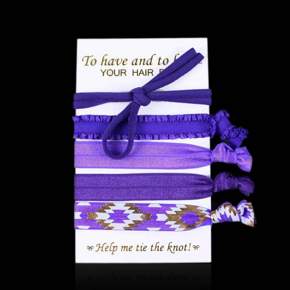 T.R лента 5 шт./компл. 50 шт./партия (10 комплектов) фиолетовая серия эластичная