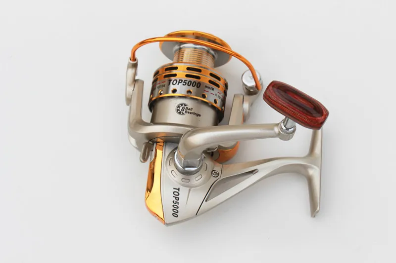 Quality Fishing Reel 5000 Metal Spinning 8BB TOP5000A Carp Tackle Feeder Carretilha Pesca Coil | Спорт и развлечения