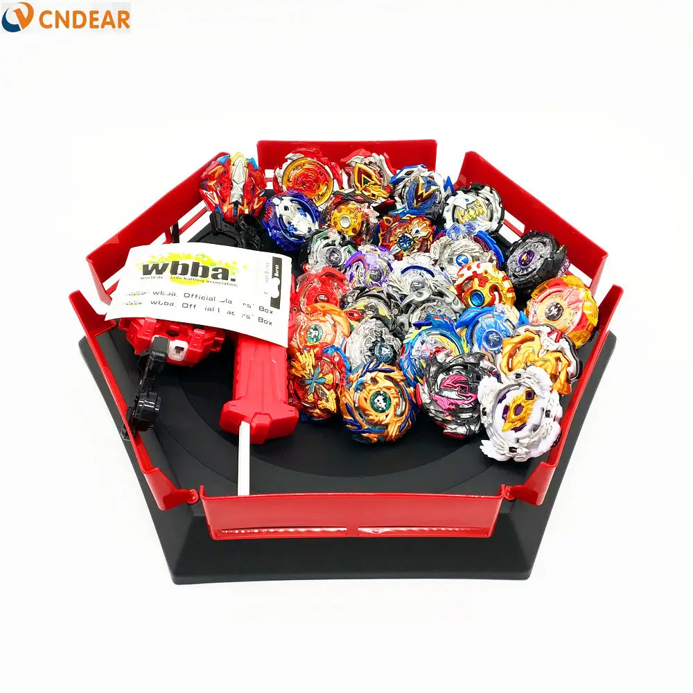 27pcs Arena 1 Все модели пусковых устройств Beyblade Burst игрушки со стартером и ареной Bayblade Металл fusion Бог волчок Bey Blade лезвия игрушки - Цвет: 27pcs Arena 1