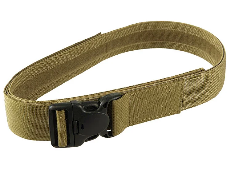 Ремень тактический Мужской Холщовый для страйкбола в стиле милитари охоты