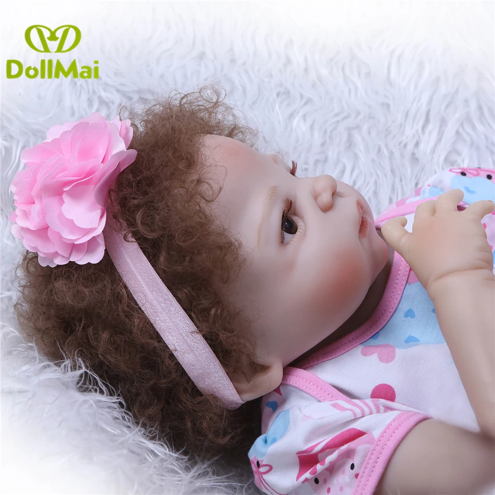 23 дюйма 57 см Bebe Baby Doll Reborn полностью силиконовая игрушка для мальчиков и девочек