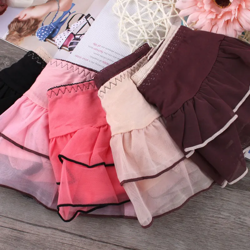 Милые трусики принцессы каваи юбка пачка нижнее белье для девочек дышащие