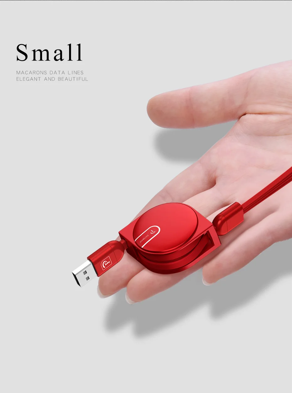 Oatsbasf Выдвижной USB кабель 4 в 1 для iPhone XS XR XS Max кабель для мобильного телефона type C Micro USB кабель для зарядного устройства телефона