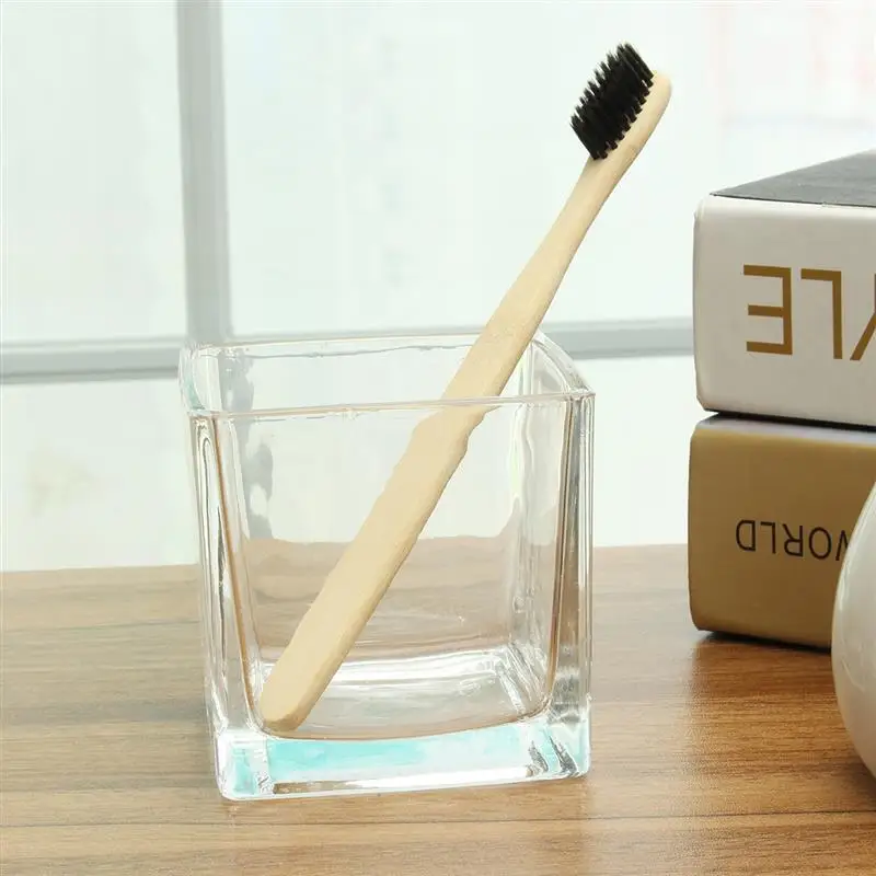 

2pcs/set Soft Fibre Environmentally Wood Toothbrush Bamboo Tooth Brush Wooden Handle Tooth Brush Whitening Adults Oral Care Tool