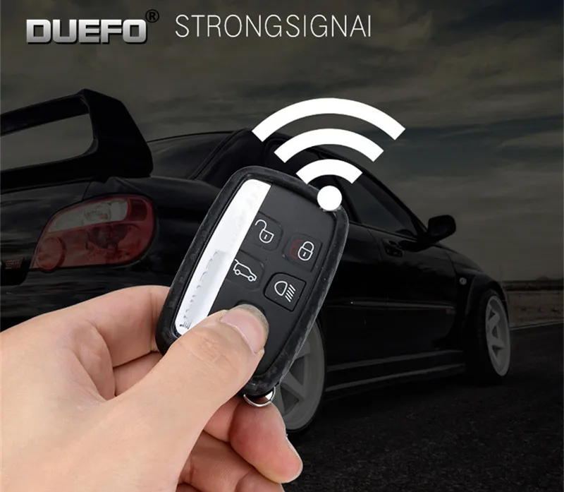 Чехол для ключей из углеродного волокна чехол брелок автомобиля Land Rover Range Defender