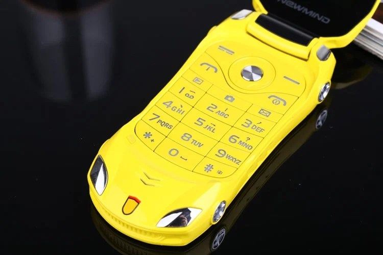 Модель автомобиля фонарик две sim-карты mp3 mp4 FM радио рекордер Флип Мобильный телефон модель автомобиля мини мобильный телефон F15