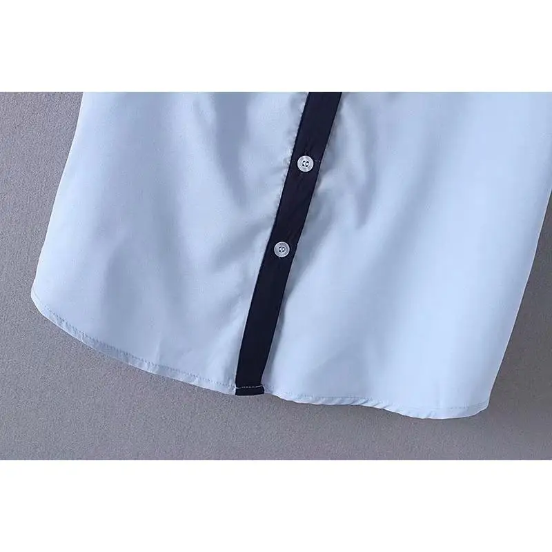 

Plus Size Fashion Women Blouse Chiffon Short Sleeve Blusas OL Tops