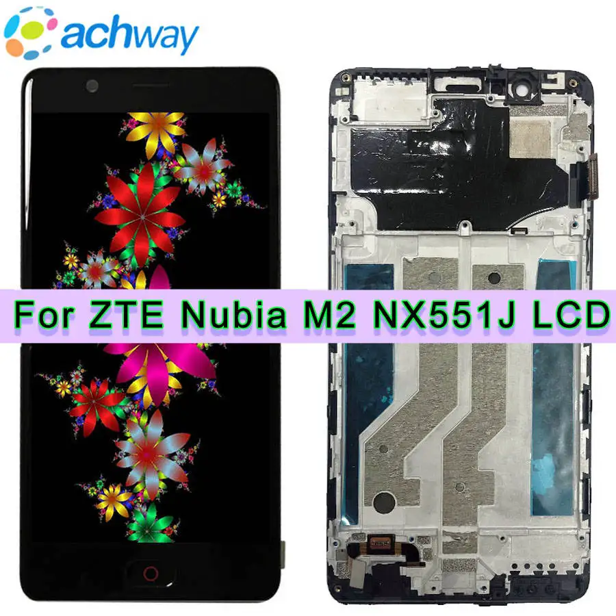 Для zte Nubia M2 NX551J ЖК-дисплей+ сенсорный экран дигитайзер сборка Замена+ Инструменты+ клей для zte Nubia M2 NX551J