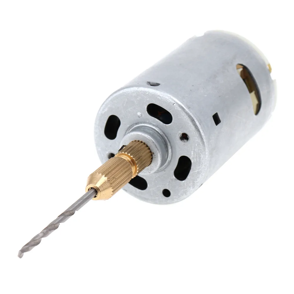 Мини электродвигатель 12 В набор ручных сверл для самостоятельного сверления по