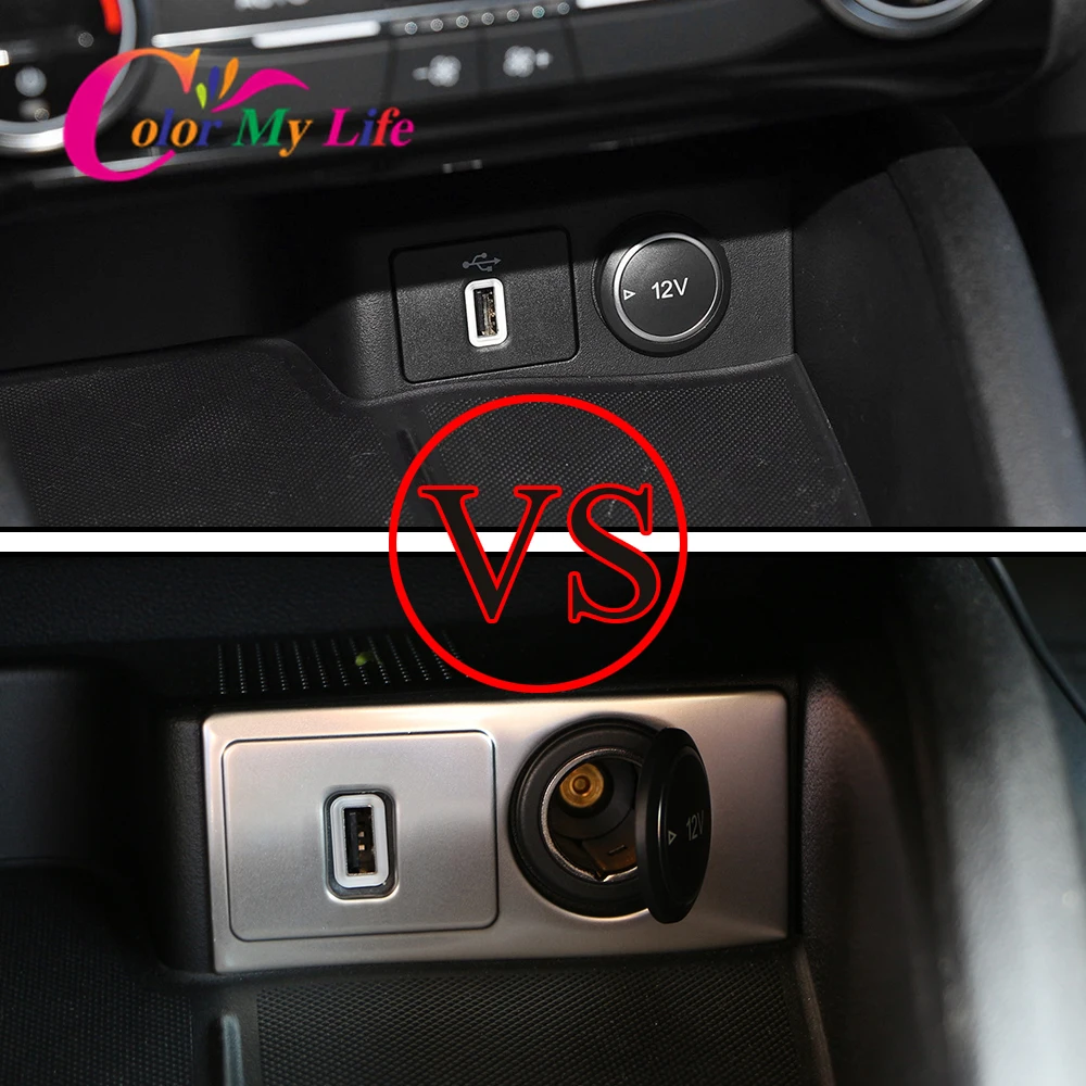 Автомобильная задняя розетка управления зарядка прикуривателя USB кнопка