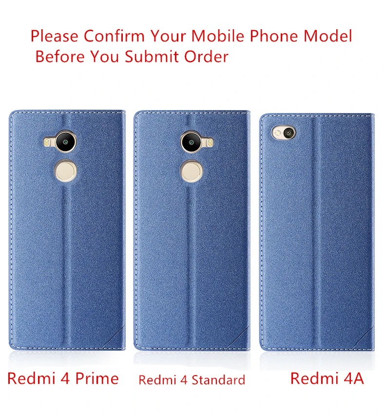 Оригинальный чехол-книжка Ts для Xiaomi Redmi 4A чехол из искусственной кожи 4