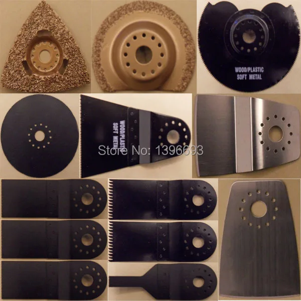 13 шт. Вибрационный нож набор аксессуары для мульти-осцилляционного инструмента