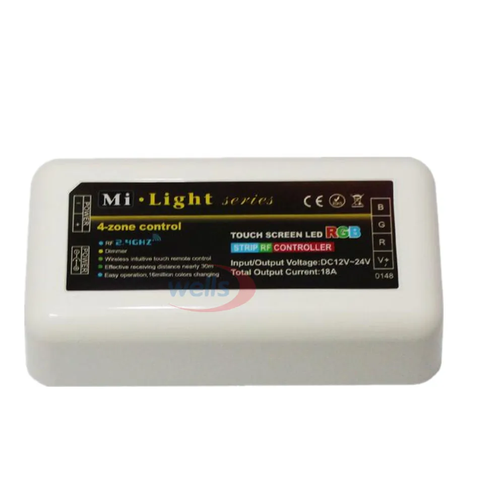 Miboxer 2 4G 4 зонный беспроводной Радиочастотный контроллер с регулировкой