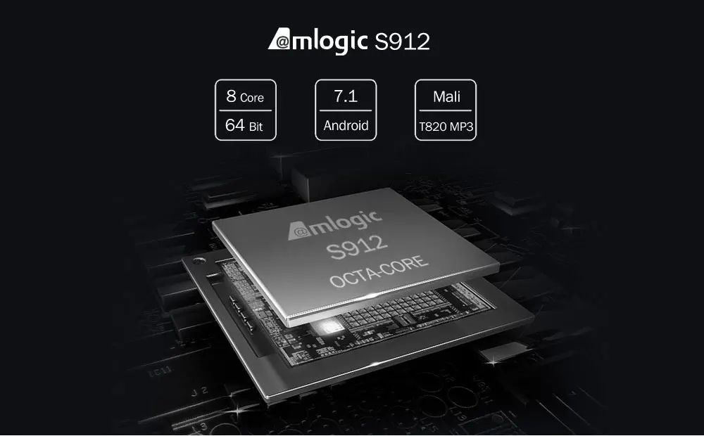 H96 Pro Plus ТВ приставка inteligente 3 ГБ 32 ГБ 64 Гб Amlogic S912 Восьмиядерный android 7,1 ТВ приставка 2,4g/5 ГГц WiFi 4 K ТВ приставка