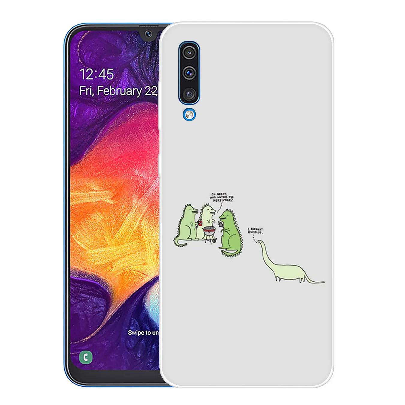 Твердый чехол для телефона Lavaza Anime lovely Cartoon Dinosaur Samsung Galaxy A10 A20 A30 A40 A50 A60 A70 M40 M30 M20 M10
