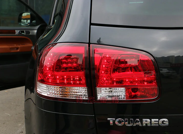 Автомобильный Стильный чехол для задней фары для Volkswagen VW Touareg 2003-2010 задний светильник s светодиодный задний светильник s