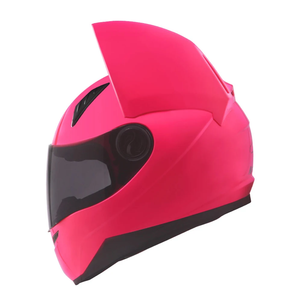 NITRINOS мотоциклетный шлем женский гоночный рога для шлема в виде кошачьей головы с