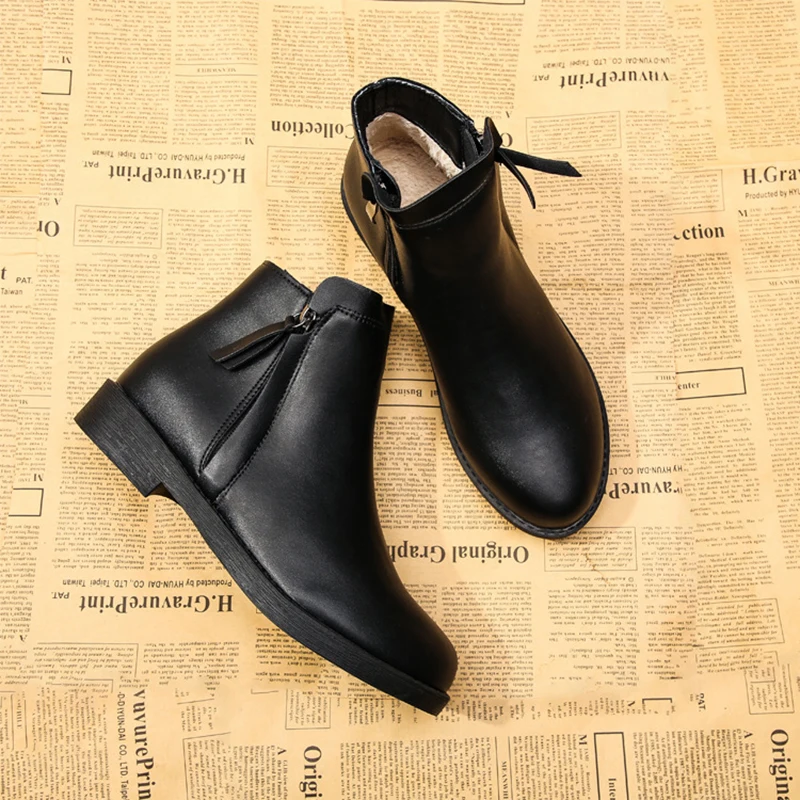 Женские ботинки martin с двойной молнией botas женские ботильоны на массивной