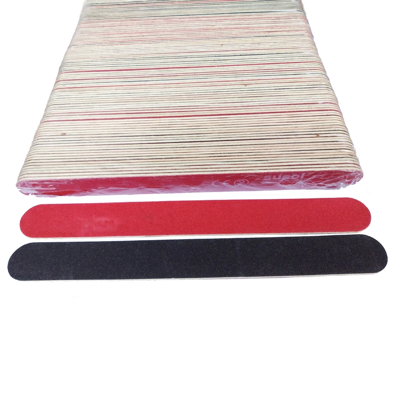 100 X Новые профессиональные пилки для ногтей буферы из наждачной бумаги тонкие