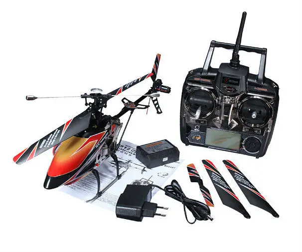 WLtoys V912 бесщеточная версия 2 4G радиоуправляемые игрушки 4CH RC вертолет с гироскопом