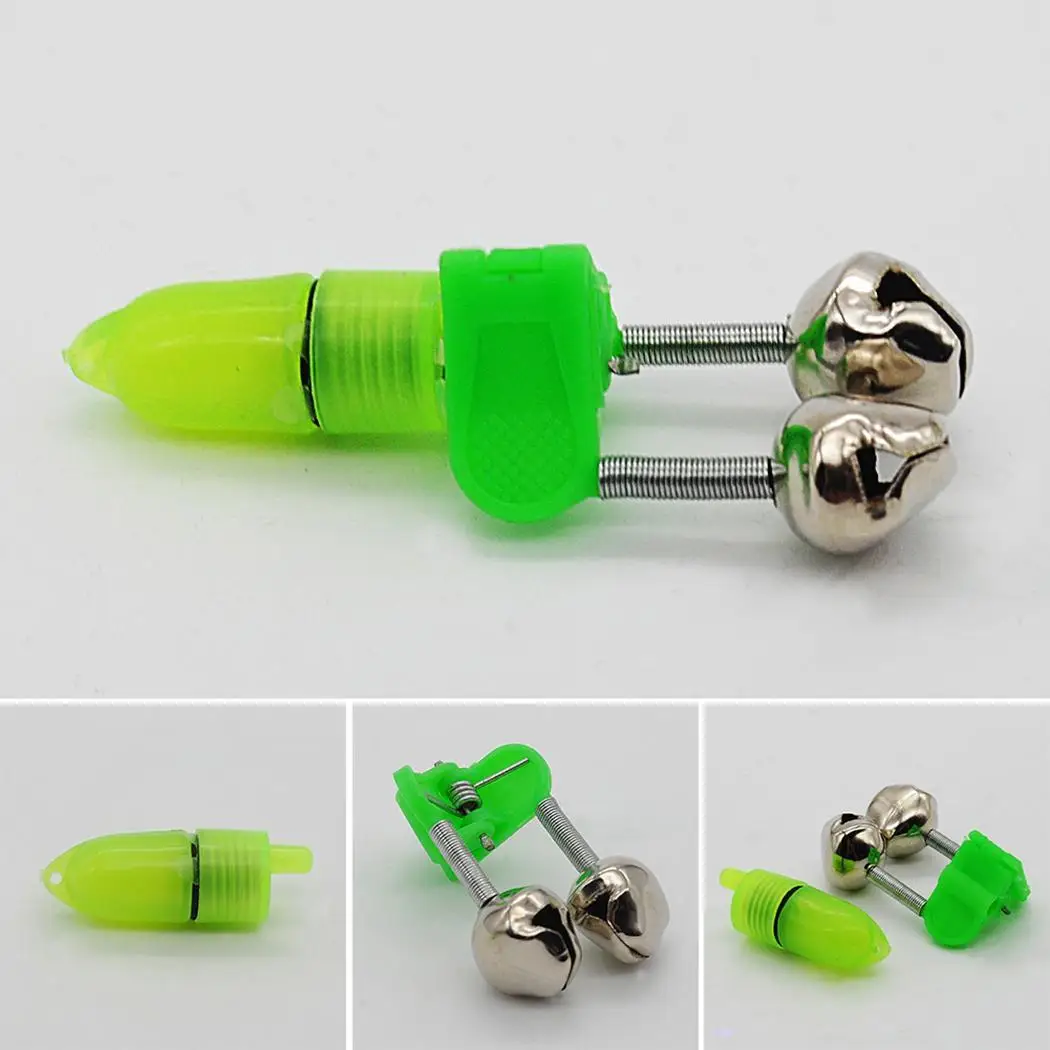 Наружный наконечник удочки ночной светодиодный световой удар с 2 кнопками LR41