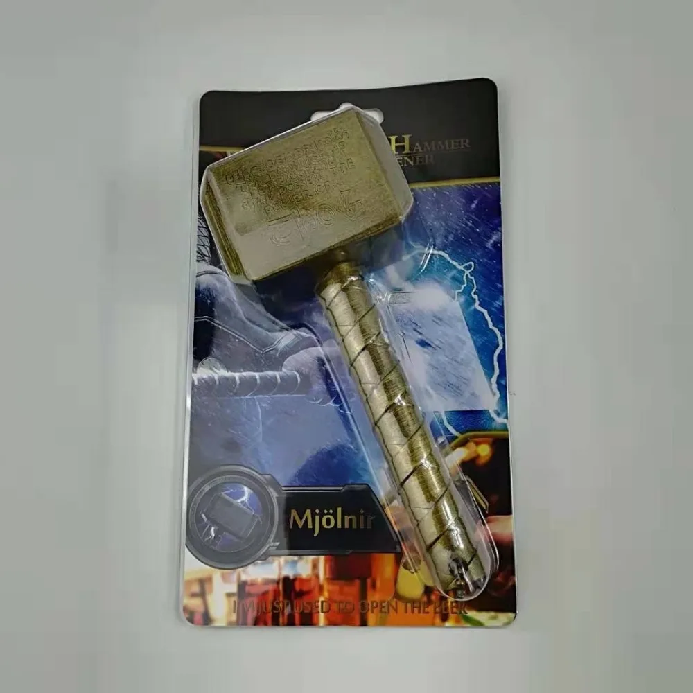 Открывалка для пивных бутылок форма Молот Тора соды устройство для снятия стекла штопор открывалка для бутылок открывалка для напитков инструмент для кухни подарок