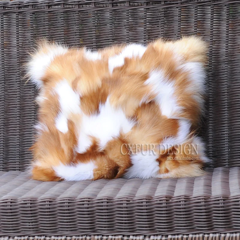 Бесплатная доставка огромное качество подушка из натурального Лисьего меха